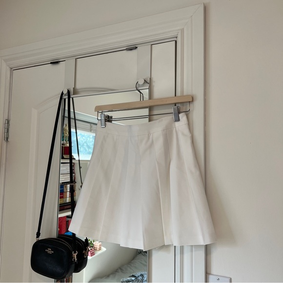 SUNDAY BEST Olive 15” Skirt in White - Picture 1 of 5